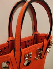 CHRISTIAN LOUBOUTIN Cabata Mini Bag Orange Leather #QY2SGU