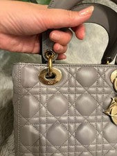 DIOR LADY DIOR MY ABCDIOR Small Bag Gray Women #QYH5VJ