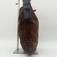 COACH Coach Shoulder Bag Suede Leather Brown #QY25HL