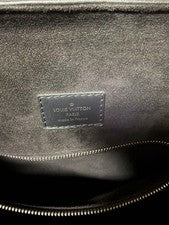 LOUIS VUITTON Christopher PM Epi Leather Backpack Black #QY30PQ