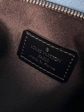 LOUIS VUITTON Satin Little Bag Black #QYA3U5