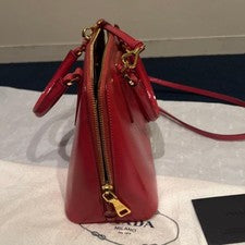 PRADA Leather Handbag Pink Women #QYFVJV