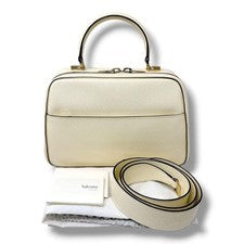Valextra handbag, Serie Esse, medium size, ivory, white leather. #QY7K0R