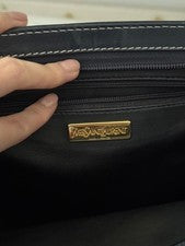 Yves Saint Laurent handbag, navy, YSL #QYHSZE