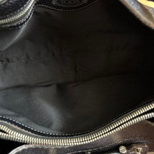 Tod's Pebble Leather Handbag, Navy #QYF80J