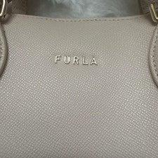 FURLA Beige Handbag Pre-Owned #QYI1GD