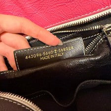 BALENCIAGA Leather Black Handbag #QYFWXX