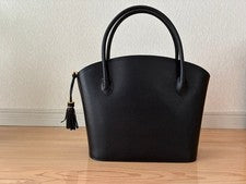 VALENTINO handbag, black, with tassel. #QYL8JQ