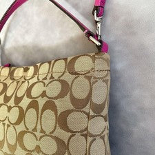 y2k coach 2way shoulder bag signature #QY12QJ