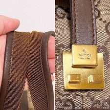 GUCCI handbag, GG canvas #QYD3EF