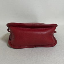 2604-242 Coach Old Shoulder Bag Leather Red #QYAITH