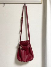 OLD COACH Shoulder Bag, Drawstring Bag, Mini Bag, Red, Model Number 4156 #QYGB6M