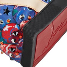 Christian Louboutin Explorer Funk Skull Backpack, Multicolor Nylon #QY1ABS