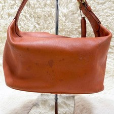 Old Coach 4145 Glovetanned Leather Brown Shoulder Bag Large Capacity #QYFVIQ