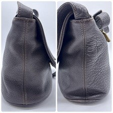 Coach Sonoma Collection Shoulder Bag, Grained Leather, Dark Brown, 4903 #QYK5WK