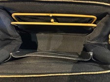 CHANEL Matelass? Tweed Chain Handbag Black Women #QY61CC