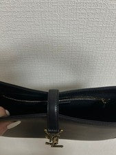 YVES SAINT LAURENT Black Leather Handbag #QY43M9