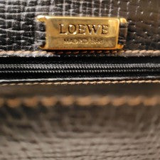 Loewe Barcelona LOEWE Black Handbag Shoulder Bag 2-way #QY68Y9