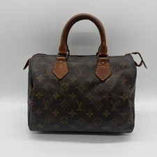 LOUIS VUITTON Speedy 25 Monogram Boston Bag #QY0125