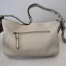 Old Coach shoulder bag, white leather, 1429 #QY5SOI
