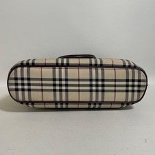 BURBERRY 2602-142 Burberry Handbag, Dark Brown, Nova Check Leather #QYK6DD