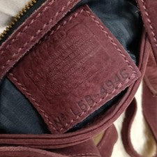 COACH Suede Shoulder Bag, Purple #QY5SPL