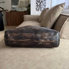 《MIUMIU》 Hobo bag Classic processing nappa leather brown