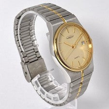 AUREOLE Men's Watch, Two-Tone, Date, Round #QYEKWA