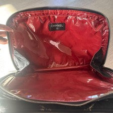 CHANEL handbag, nylon, black #QYFWPW