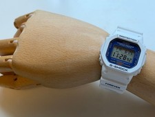 G-SHOCK Collaboration with Chunichi Dragons DW-5600 Watch Speed White #QYF8B0