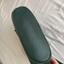 Old Coach Shoulder Bag, Dark Green Leather #QY0VH4