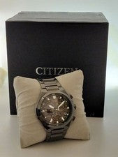 Replaced: Black Titanium Citizen Attesa Radio-Controlled Solar Watch E61 #QYI8CF