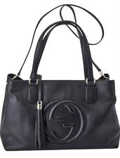 GUCCI 308363-A7M0G-1000 Tassel Bag SOHO Black Women #QYK6DY