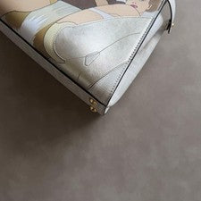 FENDI 2022 FENDI Peekaboo Mini White Zucca Handbag #QY2TBP