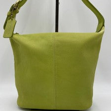 COACH Shoulder Bag Leather Old Coach Hobo #QY85VD