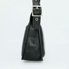 Old Coach Legacy Zip Shoulder Bag, Made in USA, Black #QYFNY7