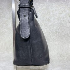 COACH Shoulder Bag, Leather, Black, Old Coach 4130 #QY2DIO