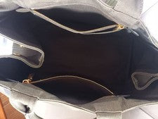 PRADA Canapa Olive Green Handbag #QYBUFI