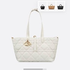 Dior Microcannage Handbag, White #QYEEBC