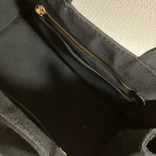 PRADA Black Canvas Handbag Women #QY8M61
