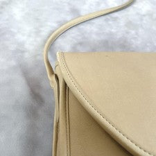 OLD COACH shoulder bag beige leather y2k #QYGXTA
