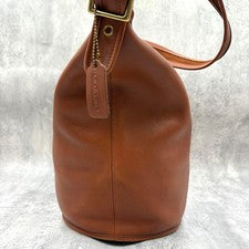 OLD COACH shoulder bag XL USA Brown 9085 #QYEL5U