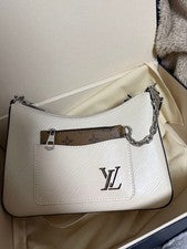 LOUIS VUITTON Marel Epi White #QYAB7K