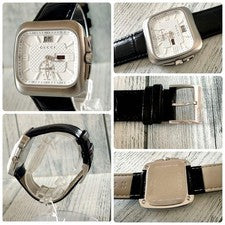 GUCCI Coupe 131.3 White Men's Watch #PGKSWQ