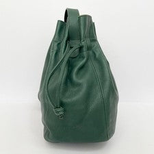 Old Coach shoulder bag, drawstring type, green. #QY1YDG