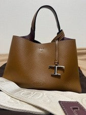 TOD'S Leather Bag Micro Brown #QY98FK
