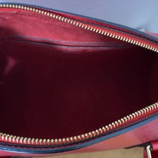 LOUIS VUITTON Epi Red Boston Bag #QYDR82