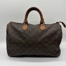 LOUIS VUITTON Speedy 35 Monogram Boston Bag #QYCG49