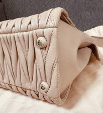 MIUMIU Matelassé 2-way Handbag/Shoulder Bag #QYET11