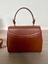 TOD'S leather handbag, brown. #QYI7ZI